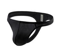 QiaTi String pour homme Léopard Sexy Sous-vêtements G String pour Tigre Tanga Hommes Thongs Slip, A # Noir., M