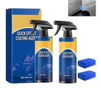 Qiawi Car Shield Spray, Qiawi Quick Effect Coating Agent, Cars Coating Sprays for Shine & Protection, Fast-Acting Glass-Finish Coatings, Waterproof Cars Scratch Effect Coating Agents (2Pcs)