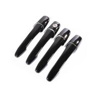 QIBBEI Autocollants Poignées Porte Voiture Accessoires Style Pour Mazda CX7 CX9 2007-2015(Noir)