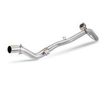 QIBBEI Modification du Tuyau D'échappement De Moto, Silencieux De 51mm pour Tout-Terrain CRF250L CRF300L/pour Rallye 2012 - 2020(Type B)