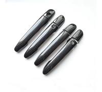 QIBBEI Poignées porte Couvercle De Poignée Porte Voiture En Fiber Carbone, Conduite À Droite, Accessoires Style Pour Mazda Pour Cx-5 2011 - 2022