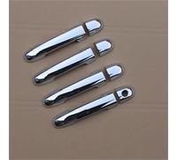 QIBBEI Poignées porte Pour KIA Pour Ceed Pour Cee'd 2006-2012 Chrome Fibre De Carbone Poignée De Porte De Voiture Couverture Garniture Voiture Autocollants Style Superposition