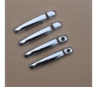 QIBBEI Poignées porte Pour KIA Pour Ceed Pour Cee'd 2006-2012 Chrome Fibre De Carbone Poignée De Porte De Voiture Couverture Garniture Voiture Autocollants Style Superposition
