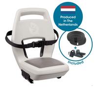 Qibbel Junior 6+ Carrier Child Bike Seat Blanc Max 35 kg Garçon