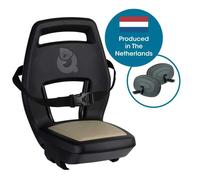 Qibbel Siège vélo enfant Jr 6+ Carrier pour garçon Noir / Kaki / Sable
