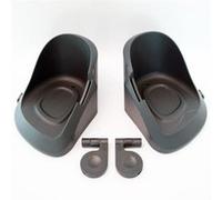 Qibbel Qibbel repose-pieds 14 cm noir 2 pièces Noir G