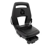 Qibbel Siège enfant Junior MIK HD 6+ Fixation pour porte-bagages de vélo, repose-pieds et plaques de protection (Midnight Black)