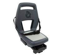 Siège enfant arrière Qibbel Junior 6+ - MIK HD - avec repose-pieds et plaque de protection - Gris granit