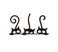 QIBZI Stickers muraux Autocollants mignons, autocollants muraux de fond décoratifs de chat, imperméables et amovibles, adaptés au salon et à la chambre (3 photos)