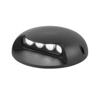 QICBYING Lumières De Paysage - Éclairage De Chemin Extérieur À LED, Lampadaire Lumineux Latéral Étanche IP65, Lumière Jardin Enterré, Spot Extérieur Encastré pour Éclairage Marche(Yellow,4W-(220V))