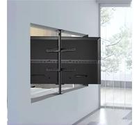 QICBYING Meuble TV Suspendu Pivotant Et Inclinable, Support De Sol Rotatif À 360 Degrés pour Téléviseur LCD Étagère Rotative pour Cloisonm Base Rotative pour Meuble TV(60-85cm)