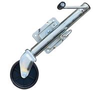 QICBYING Roue Jockey Remorque - Roue Jockey Pivotante Robuste pour Remorque Marine, Support Roue Jockey Pliante, Roue De 15 Cm, Capacité De Charge De 540kg, pour Yachts, Caravanes
