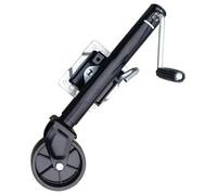 QICBYING Roue Jockey Remorque - Roue Jockey Pivotante Robuste pour Remorque Marine, Support Roue Jockey Pliante, Roue De 15 Cm, Capacité De Charge De 540kg, pour Yachts, Caravanes
