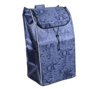 QICBYING Sac De Rechange pour Caddie - 72L Sac De Remplacement De Chariot À Main, Sac de Rangement étanche en Tissu Oxford Sac de Remplacement pour Chariot de Courses avec Poches latérales
