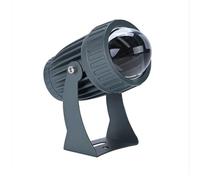 QICBYING Spot LED - Projecteur LED À Faisceau Étroit, Éclairage Mural Extérieur 10W, Éclairage Mural Extérieur De Bâtiment, Projecteur LED Longue Portée pour Toit(Red,10W(12V))