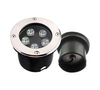 QICBYING Spot sous-Marin Encastré, Projecteurs LED sous-Marins Basse Tension IP68, Éclairage Paysager Submersible 24V pour Piscine, Extérieur, Jardin Et Abords De Piscine(Green Light,3W)
