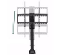 QICBYING Support TV Motorisé Ascenseur - Support TV Motorisé, avec Une Rotation À 360° vers La Gauche Et vers La Droite, Peut Être Caché dans Un Placard, pour Écrans LED De 32 À 70 Pouces