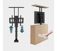 QICBYING Support TV Motorisé avec Télécommande - Ascenseur TV Électrique Télescopique avec Support TV À Levage Automatique, Peut Être Caché dans Un Meuble, Support TV Motorisé, pour 42 À 70 Pouces TV