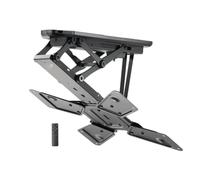QICBYING Support TV Motorisé - Support De Plafond pour Téléviseur, Support TV/Moniteur Rabattable De 0 À 75°, Système De Levage De Télévision Escamotable Dissimulé
