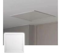 QICEHESE Panneau d'accès Personnalisable en Alliage d'aluminium - Porte de Plafond encastrée 8x8 for cloisons sèches, revêtement Mural Blanc(350x350mm)
