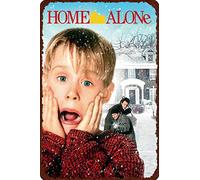 QICH Plaque en métal vintage du film Home Alone, affiche rétro amusante en métal pour bar, cuisine, club, pub, décoration murale d'intérieur, 20,3 x 30,5 cm