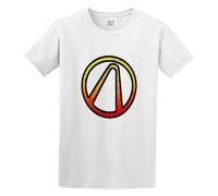 QICHEN BAG Men's Summer T-Shirt The Vault Borderlands Logo Carefully Designed, Every Design is Just Right White XL