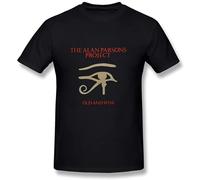QICHEN BAG Men's The Alan Parsons Project T Shirt Black L
