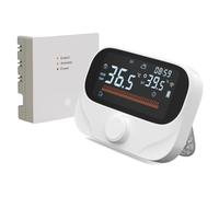 Qichill Tuya WiFi Smart Home Thermostat Sans Fil RF Batterie Chaudière À Gaz Chauffage D'eau Numérique Contrôleur de Température Noir