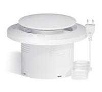 QiCrafe Extracteur d‘Air Silencieux 24dB, Ventilateur Salle de Bain 100mm, Double Roulement à Billes, IPX4 Étanche, Prise EU, Débit 100m³/h, Ventilation Efficace pour Cuisine, WC, Cave et Buanderie