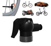 QICYCLE 1PC Adaptateur de Valve de Pneu de Voiture, Connecteur Universel de Embout de Gonflage, Embout gonfleur de Pneu pour Voiture Vélo Moto, pour valves Schrader et Presta, pour Bosch pour Xiaomi