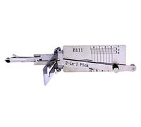 QiDAi B111 Outil de crochetage et de décodeur 2 en 1 pour voitures, serrure d'allumage automatique et serrure de porte