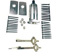 QiDAi Extracteur universel de cylindre européen pour serrures, outil d'extraction de cylindre de serrure, kit de serrurier professionnel (A (tous les clous))