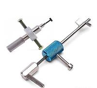 QiDAi Locksmith Lot de 2 outils de crochetage de serrure de porte civile Outil d'ouverture rapide pour serrurier et débutant