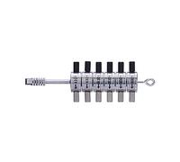 QiDAi Outil de crochetage et de décodeur de voiture 6 broches Tibbie serrurier professionnel pour serrurier automatique (un ensemble)