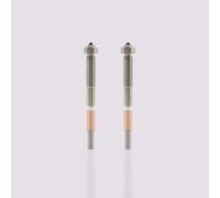 QIDI Accessoires pour Imprimante 3D, Nozzle pour QIDI imprimante 3D MAX4, Buses d'imprimante 3D d'origine pour QIDI MAX4, Bimétal, 2 Pcs, 0,8 mm