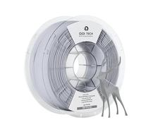 QIDI TECH Filament ABS inodore 1.75mm, Filament pour imprimante 3D, bobine de 1 KG (2.2lbs), Filament d'impression 3D adapté à la plupart des imprimantes 3D FDM, argenté