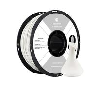 QIDI TECH Filament ABS Rapido 1.75mm, Filament Imprimante 3D ABS Bobine de 1kg (2.2lbs), Adapté à l'impression à Grande Vitesse, Convient à la Plupart des Imprimantes 3D FDM, Très Résistant, Blanc