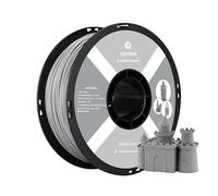 QIDI TECH Filament ABS Rapido 1.75mm, Filament Imprimante 3D ABS Bobine de 1kg (2.2lbs), Adapté à l'impression à Grande Vitesse, Convient à la Plupart des Imprimantes 3D FDM, Très Résistant, Gris