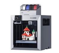 QIDIxJOYBUY Max4 Combo Imprimante 3D, grand volume d'impression de 390 × 390 × 340 mm, chambre chauffée à 65 °C, imprimantes 3D FDM, vitesse maximale de 800 mm/s, prend en charge jusqu'à 16 couleurs/m