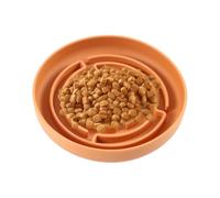 Qidures Bol de mangeoire Lent, mangeoire à Chien Lent,Porte-Aliments Silicone Maze Dog Bowl - Supplies Anti-Glissement Anti-Glissement, Les Jouets interactifs s'arrêtent pour Les Gros Petits Animaux