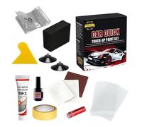 Qidures Kit de retouche pour éclats de peinture automobile - 10 ml Rénovateur Rapide Longue Durée,Kit De Réparation Peinture Véhicule - Pour Carrosserie Pare-Chocs Portes Rayures Éclats Bosses