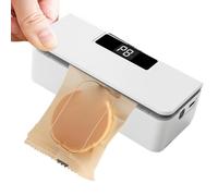 Qidures Machine soudeuse sous vide | Rechargeable, Magnétique et Portative à la Main | Scelleuse découpeuse sous vide compacte deux en un | pour utilisation en cuisine de location snacks bonbons et