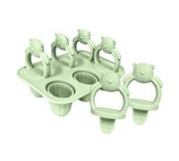 Qidures Moule à glaçons pour congélateur - Plateau réutilisable 6 cavités - pour dentition bébé | pour Yaourt Mousse Lait Maternel Purée Fruit Débutants Parents