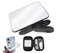 Qidures Smartphone Camera Reflection Clip Kit, Clip Réflexion pour Miroir D'appareil Photo pour Smartphone À Angle Réglable, Réflecteur Selfie Téléphone Réglable Universel pour Photographe, Vidéaste