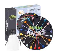 Qidures Twisted Rope Board Game, Rope Untying Game Toy, Brainy Knots Rope Untangling Table Strategy Board Game, Rope Puzzles Game, Interactive Game Rope Challenge Sorting Toys, Rope Untangling Game