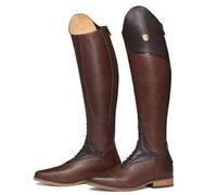 QIeAny Bottes Hautes Équestres D'automne (34-48), Résistantes À L'usure + Fermeture Éclair Au Dos, Unisexe/antidérapantes, Hauteur Genou/talon Moyen (3-5 Cm), Pour Printemps/automne,38,Brown