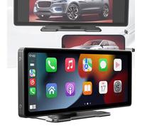 QIeAny Radio pour Voiture, Stéréo De Voiture À Écran Tactile IPS 10,26", Lien Miroir pour Téléphone, Caméra De Recul HD 12LED + WiFi Double Bande 2,4G/5G, Prise en Charge Carplay Et Android Auto,1
