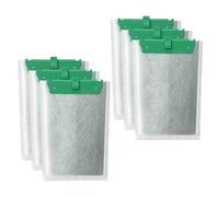Qiebenav Lot de 6 cartouches filtrantes double face en maille dense pour aquarium - Pour une filtration efficace de l'aquarium - Santé des plantes aquatiques - 6 pièces