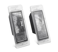 QIEFOAD 13502178 Lot de 2 éclairages de plaque d'immatriculation pour Chevy Corvette Lmpala Cruze Camaro Buick Encore LaCrosse Convient pour Cadillac CTS ELR XTS SRX