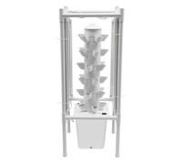 QIERF Tour hydroponique à 6 étages - Système de culture hydroponique - Système de culture hydroponique - 30 trous de plantation - Réservoir d'eau de 10 l - 4 lampes UV LED pour herbes, fruits, légumes